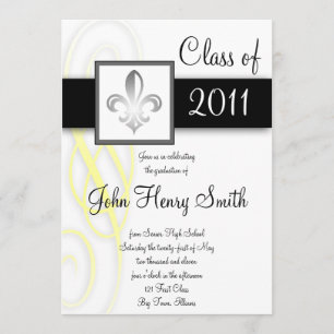 Invitación a graduación de la Escuela Secundaria R