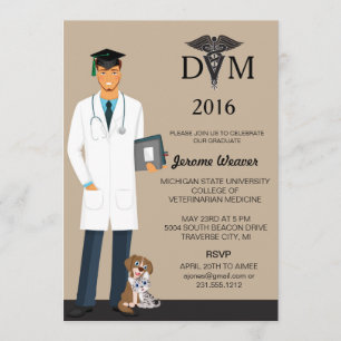 Invitación a graduación de la Escuela Veterinaria