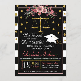 Invitación a graduación de la Facultad de Derecho