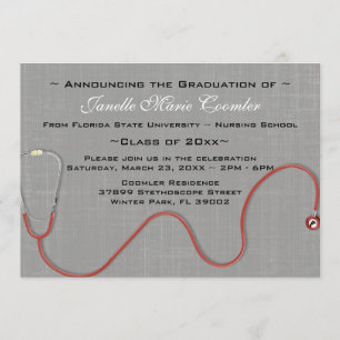 Invitación a graduación de la Facultad de Medicina