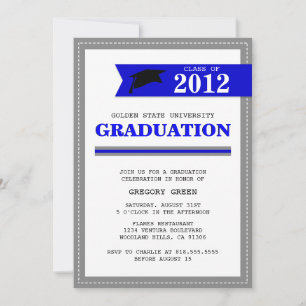 Invitación a graduación de la Marina y la Pieza Gr