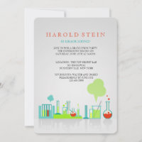 Invitación a graduación de Laboratorio de Química