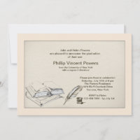 Invitación a graduación de literatura