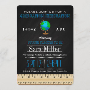 Invitación a graduación de Maestros de Ruler & Glo