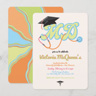 Invitación a graduación de MD de Médica de Retro 6