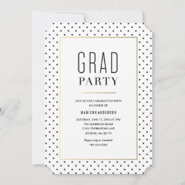 Invitación a graduación de Moda de ciudad