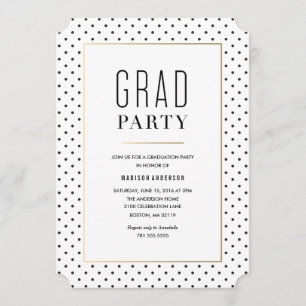 Invitación a graduación de Moda de ciudad