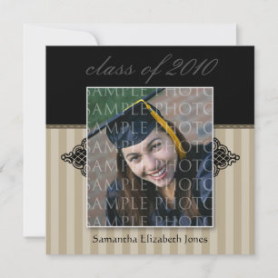 Invitación a graduación de personalizado Regal SQU