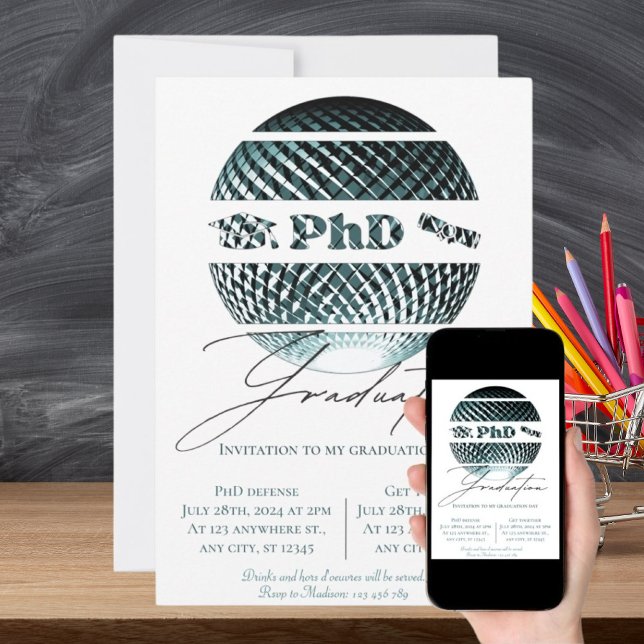 Invitación a graduación de Phd (Subido por el creador)