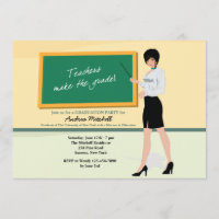 Invitación a graduación de profesor Bonito