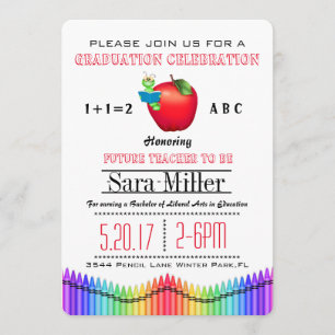 Invitación a graduación de profesores de Apple Roj