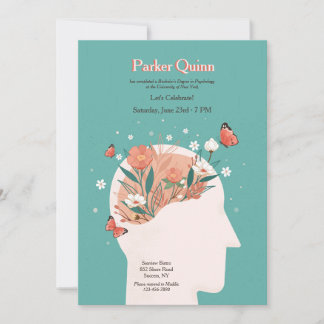 Invitación a graduación de psicología