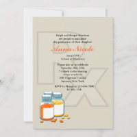 Invitación a graduación de Rx Pharmacy School