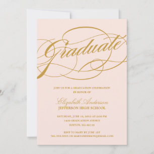 Invitación a graduación de secuencias de comandos 