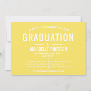 Invitación a graduación de tipo de cosecha