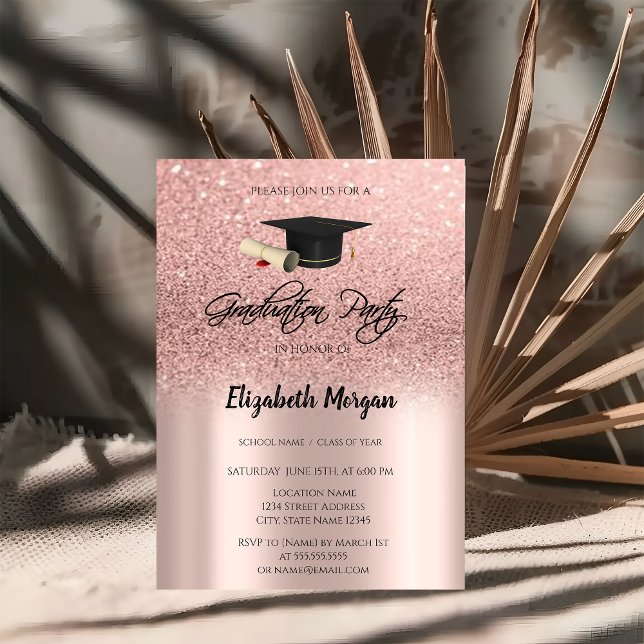 Invitación a graduación de título de Purpurina de  (Subido por el creador)