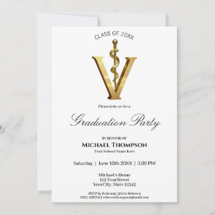 Invitación a graduación de Vet de Oro en Medicina
