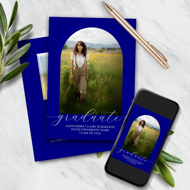 Invitación a graduación del Boho Arch 2 fotos de l (Subido por el creador)