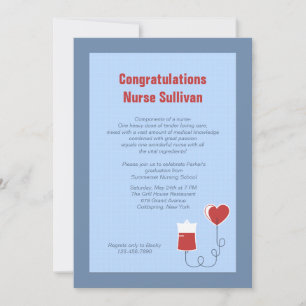 Invitación a graduación del Centro Médico