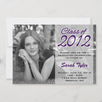 Invitación a graduación fotográfica 2012