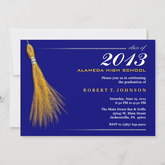 Invitación a graduación - Invitación a la Marina A (Anverso)