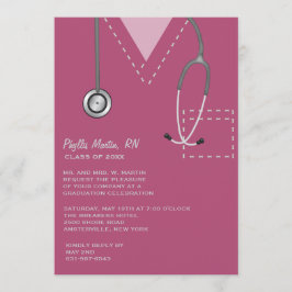 Invitación a graduación médica de Borgoña