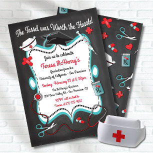 Invitación a graduación médica de enfermero de Cha