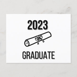 Invitación a graduación minimalista
