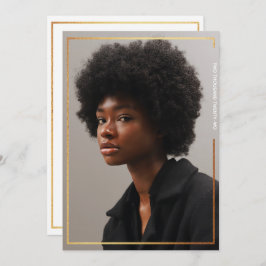 Invitación a graduación moderna de la frontera de 