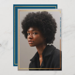 Invitación a graduación moderna de la frontera de 