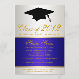 Invitación a graduación naval y de oro