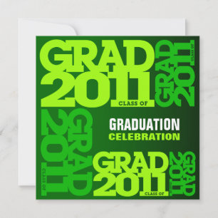 Invitación a graduación para celebrar 2011 Vamos V