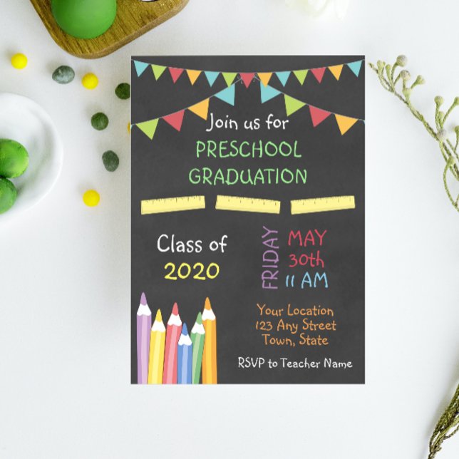 Invitación a graduación preescolar (Subido por el creador)