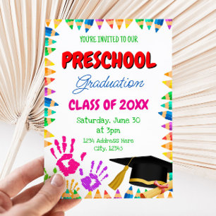 Invitación a graduación preescolar