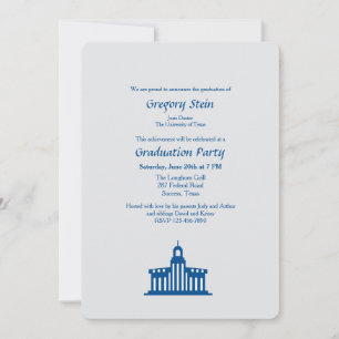 Invitación a graduación universitaria
