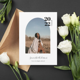 Invitación a graduados de modernos arcos de fotos 