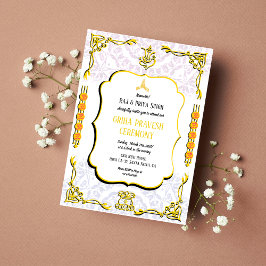 Invitación a Griha Pravesh Krishna