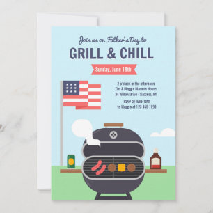 Invitación a Grill y Chill