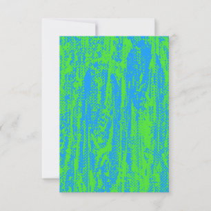 Invitación a Grunge Blank de Neon Halftone persona