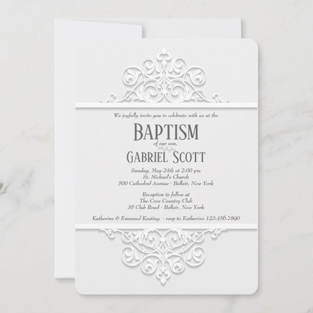 Invitación a grupos ornamentales (Anverso)