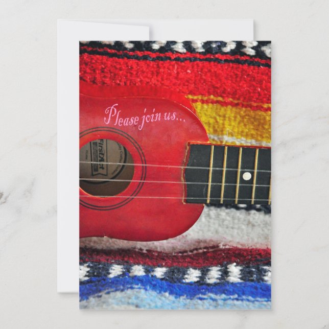 Invitación a Guitar Cinco De Mayo (Anverso)