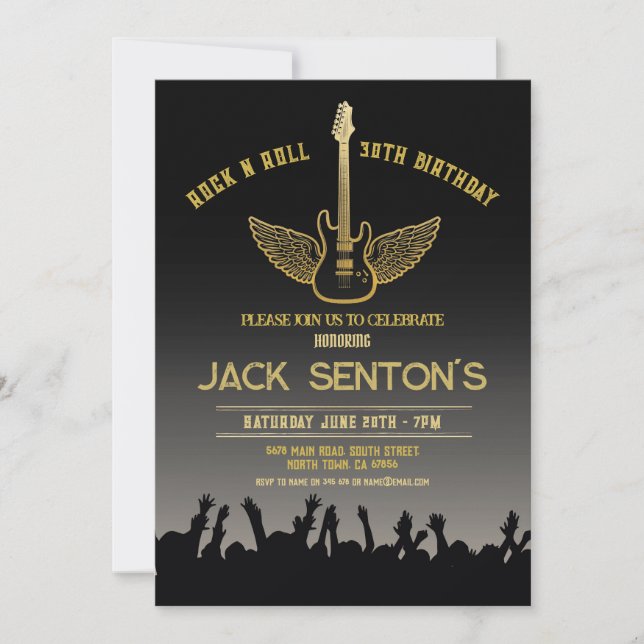 Invitación a guitarra del Festival de Fiesta de Cu (Anverso)