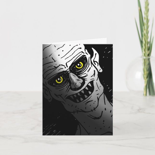 Invitación a Halloween de Fiesta de vampiros (Anverso)