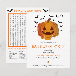 Invitación a Halloween de Jack O Lantern