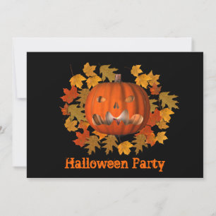 Invitación a Halloween de Jack O Lantern