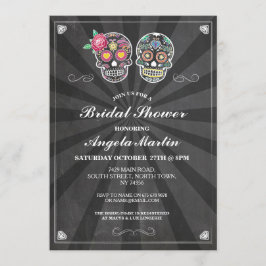 Invitación a Halloween de la Fiesta de la ducha nu