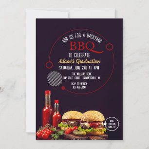 Invitación a Hamburguesas a la Parrilla