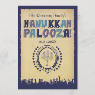 Invitación a Hanukkah Palooza