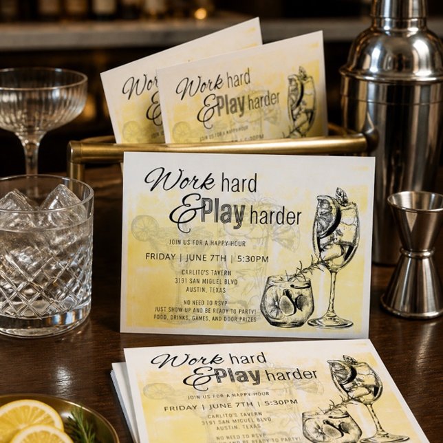 Invitación a Happy Hour: Trabaja Duro, Diviértete  (Subido por el creador)