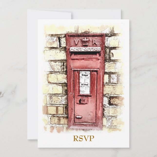 Invitación a INGLATERRA VICTORIANA (Anverso)